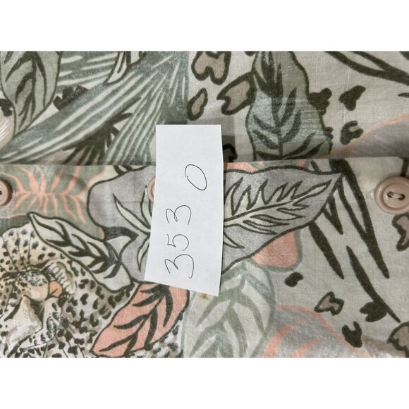 Vintage Original Venezia Sportswear Button Front Shirt Multi Sz 26/28 Tropical - Picture 8 of 9